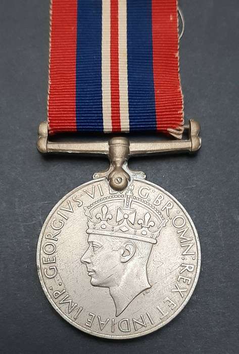**WW2 UDF: British War Medal w/ Ribbon (SA Issue).**