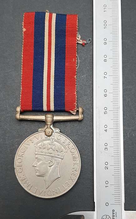 **WW2 UDF: British War Medal w/ Ribbon (SA Issue).**