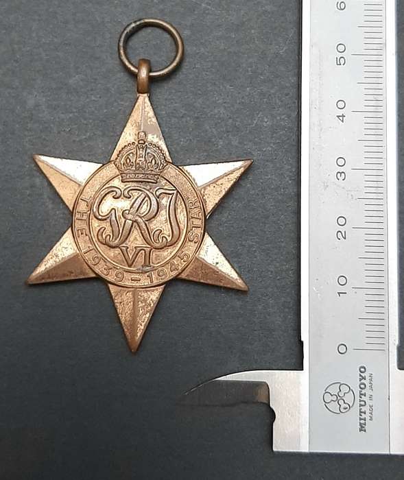 **WW2 UDF: 1939-45 Star Medal N/R (SA Issue).**