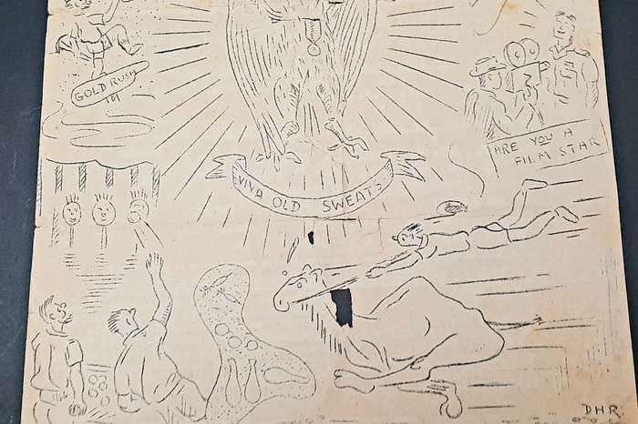 **RARE: WW2 South African `Huis Toe` Demob. Newsletter D/Sided (Sept. 1945).**