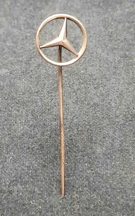 **RARE: 1980s Mercedes-Benz .800 Silver Tie Pin (6.5 cm).**