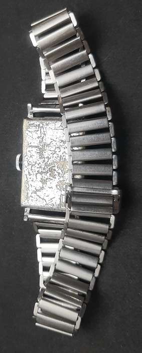 **WW2 : 1940s Roamer 'Standard ' Swiss 15 Jewel Tank Watch w/ Bonklip Bracelet ( TESTED).**