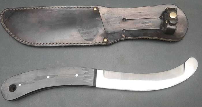 Rare 1960s British Army Parachute 'Hopkinson' Release Knife with Scabbard 25cm