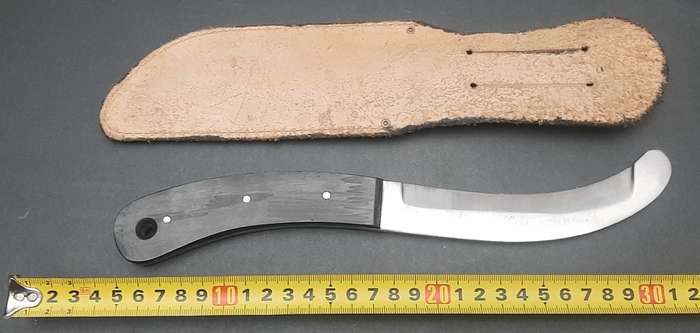Rare 1960s British Army Parachute 'Hopkinson' Release Knife with Scabbard 25cm
