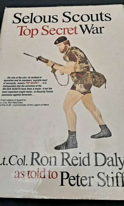 **Rhodesian Bush War: 1982 Selous Scouts 'Top Secret War' H/ Cover Book (2nd Ed.).**