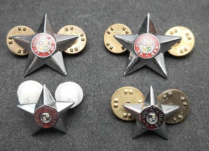 **Border War : 1980s SADF 2nd Lieutenant Step-Out & Mess Rank Insignia (4 Pcs).**