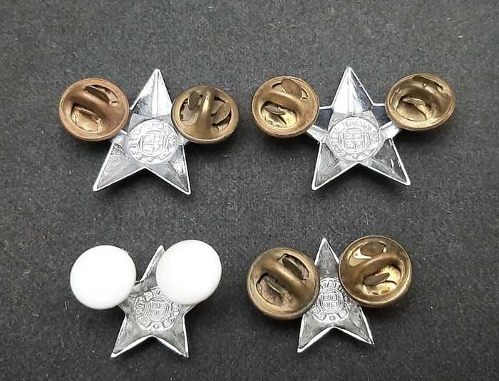 **Border War : 1980s SADF 2nd Lieutenant Step-Out & Mess Rank Insignia (4 Pcs).**