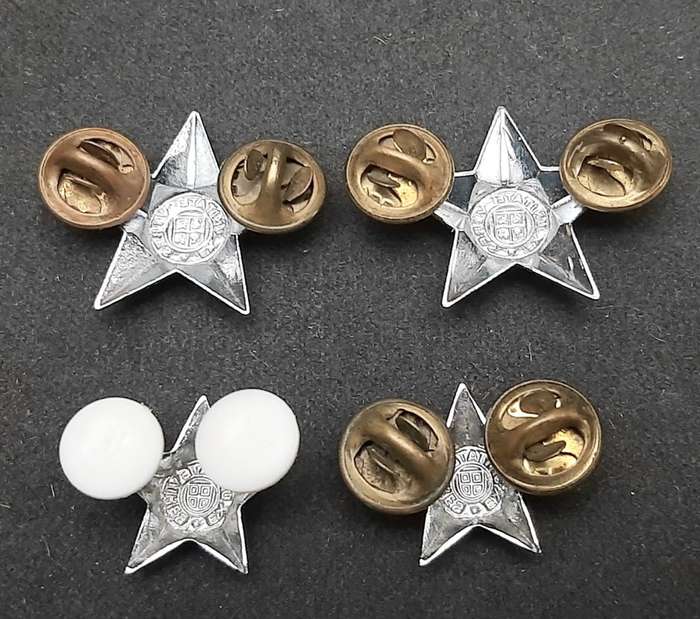 **Border War : 1980s SADF 2nd Lieutenant Step-Out & Mess Rank Insignia (4 Pcs).**