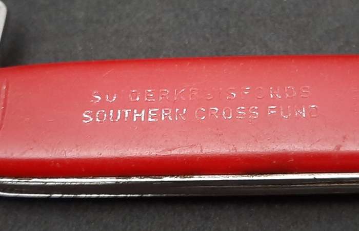 Border War 1980s SADF Southern Cross Fund Pocket Knife (Solingen)