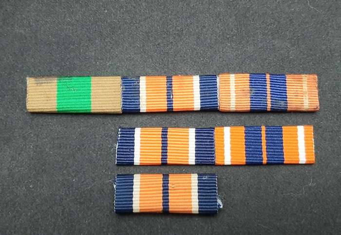 **Border War : 1980s SADF Service Medals Ribbon Bars x 3 **