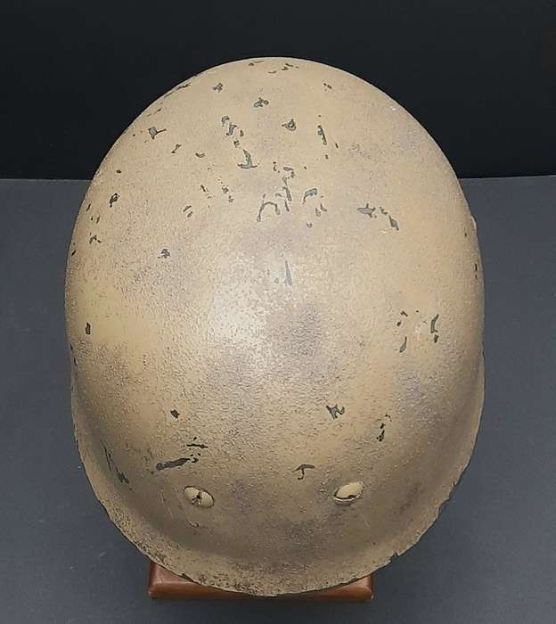 Rare German GSG-9 Police 1970s Ballistic Fibre Helmet w/ Strap (59/60)