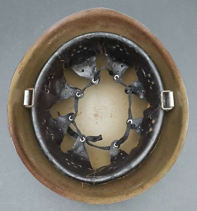 **Border War : 1980s Captured Cuban M51 Steel Helmet w/ Liner ( No Strap) (LARGE).**