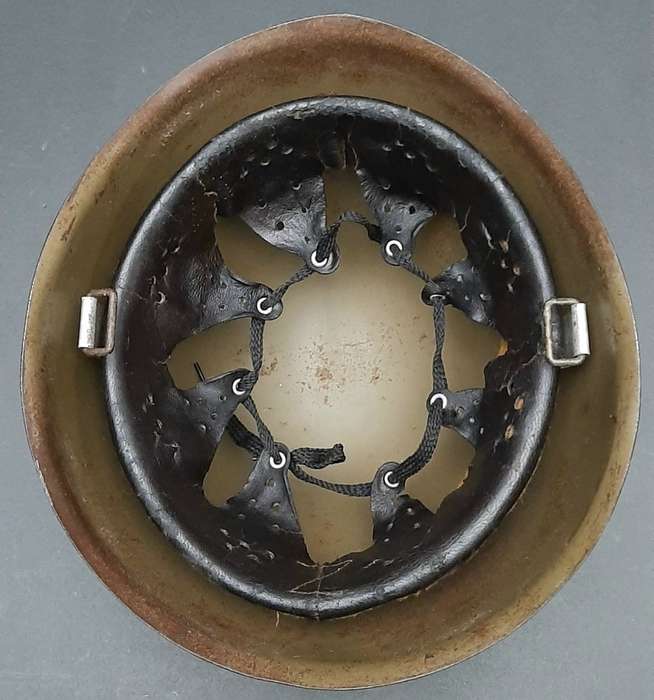 **Border War : 1980s Captured Cuban M51 Steel Helmet w/ Liner ( No Strap) (LARGE).**