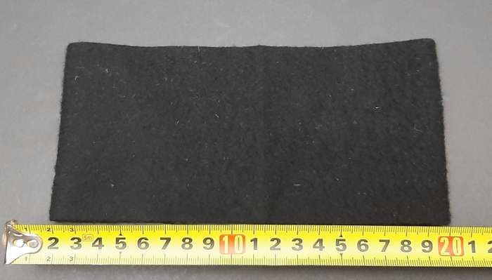 **Border War: 1970s SADF Officer's Ceremonial Mourning Arm Band (Medium).**