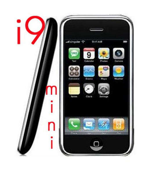 QMINI PHONE TOUCH SCREEN WITH TV FUNCTION IN BLACK COLOR