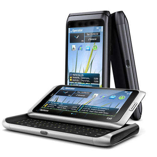 SMART PHONE #E7 , SLIDER QWERTY KEYBOARD, TOUCH SCREEN, BLACK PHONE