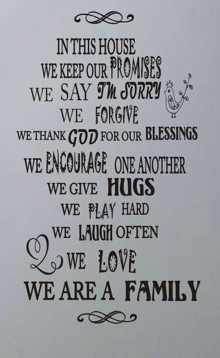 In this house