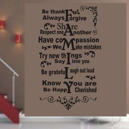 VINYL DECAL FAMILY