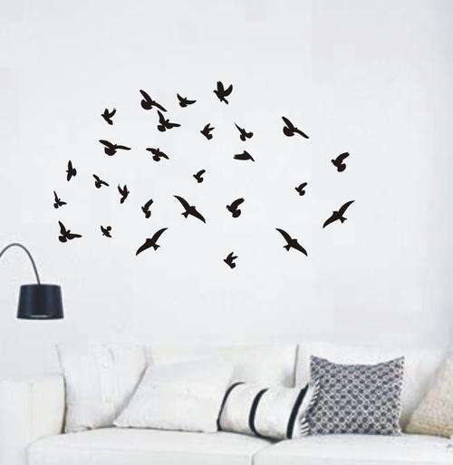 VINYL DECAL - FLOCK OF BIRDS