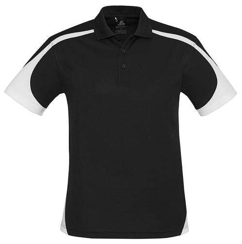 Biz Collection Talon Polo Golf Shirt - Mens - Black