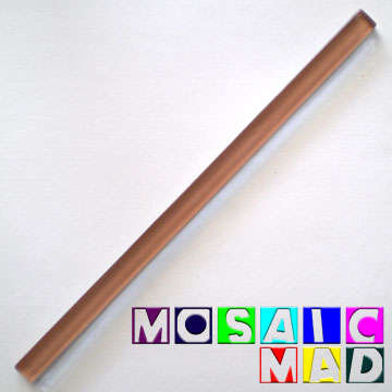 **SPECIAL** Crystal Glass Mosaic Tile Rod: BUTTERSCOTCH 200mm x 10mm x 4mm