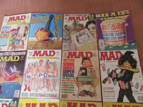 12 MAD MAGINES - ALL FOR ONE BID