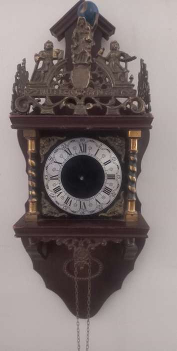 VINTAGE WALL HANGING CLOCK - FRANZ MERLIN MADE IN WEST GERMANY