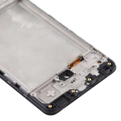 LCD Screen and Digitizer Assembly with Frame for Samsung Galaxy A31 SM-A315 with Tempered Glass