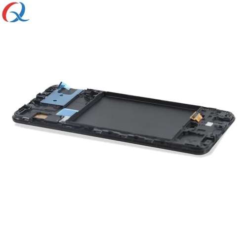 LCD Screen and Digitizer Full Assembly with Frame for Samsung Galaxy A30S SM-A307 with Tempered Glas