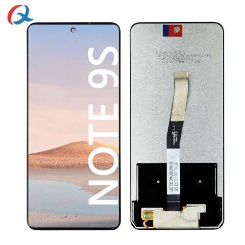 LCD Screen and Digitizer Full Assembly for Redmi Note 9S / Redmi Note 9 Pro  with Tempered Glass