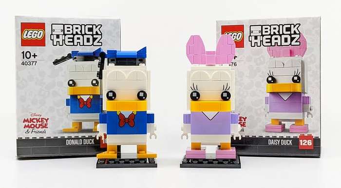 LEGO Brickheadz Donald and Daisy Duck combo