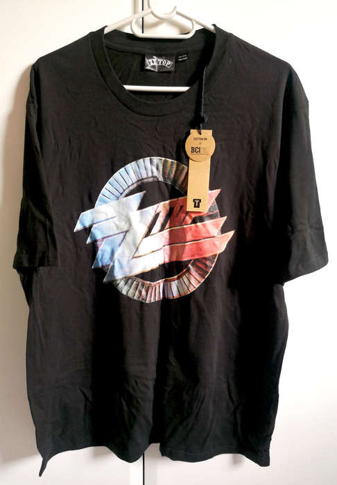 BRAND NEW Cotton On `ZZ Top - Logo` Men`s Graphic T-Shirt - XXL