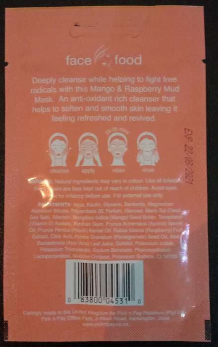 Mango & Raspberry MUD Mask