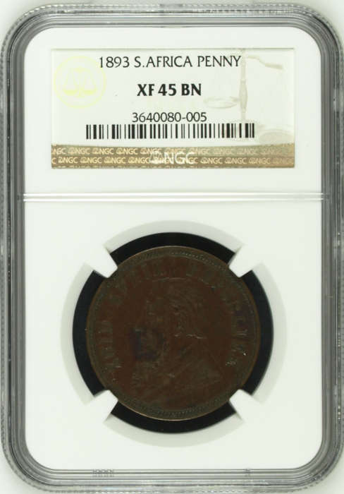 1893 Penny Paul Kruger pre Boer War ZAR