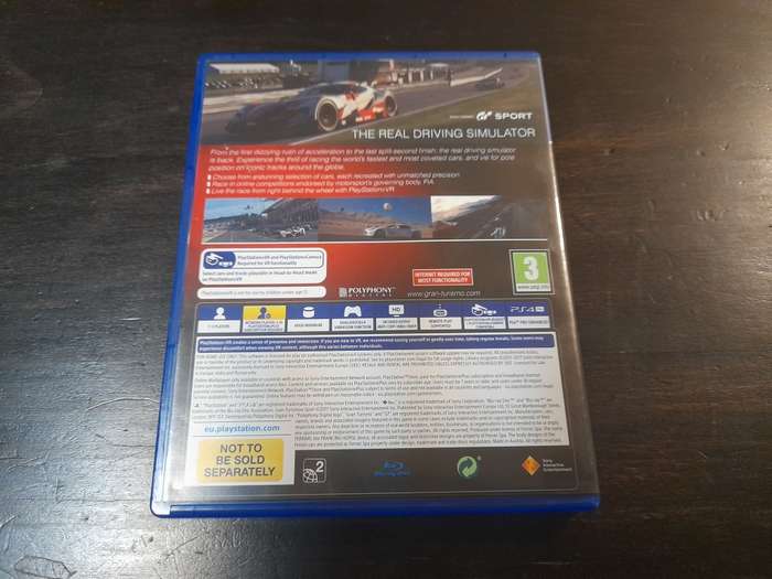 SONY PLAYSTATION PS4 GAME  Gran Turismo Sport