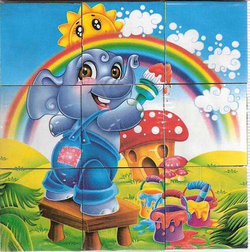 Use a different kind of logic with this toddler cube puzzle