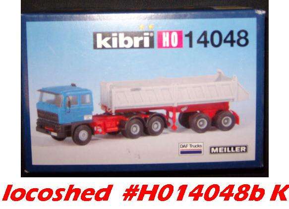DAF 5-Axle Articulated Meiller Tipper Truck 130x32x35mm H01/87 Kibri 14048 Assy Kit
