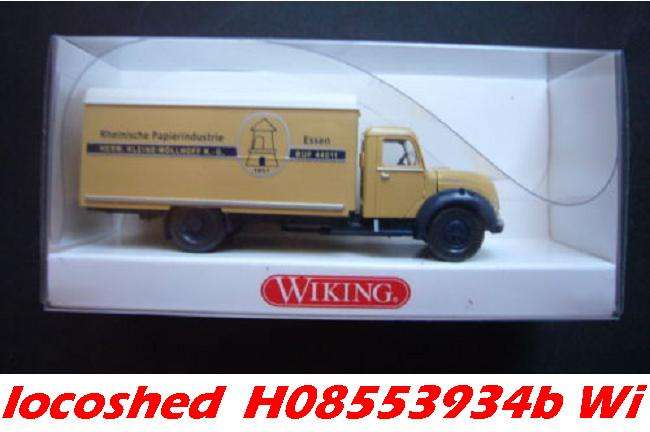 Magirus-Deutz closed Truck H01/87 Wiking NEW+boxed  #9119 Wiking