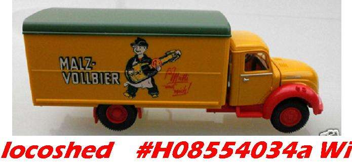 Magirus-Deutz Closed Truck H01/87 Wiking NEW+boxed  #9117 Wiking