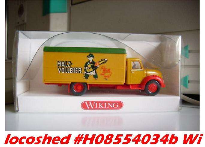 Magirus-Deutz Closed Truck H01/87 Wiking NEW+boxed.  #9118 Wiking