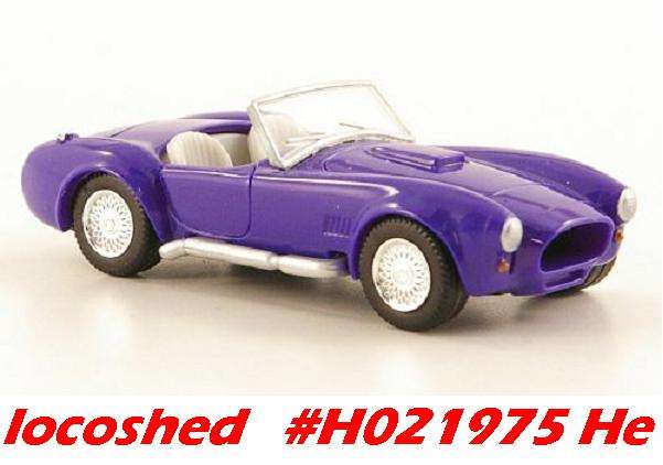 Shelby AC Cobra Sports Cabrio blue.met H01:87 Herpa NEW+boxed  #9110 Herpa