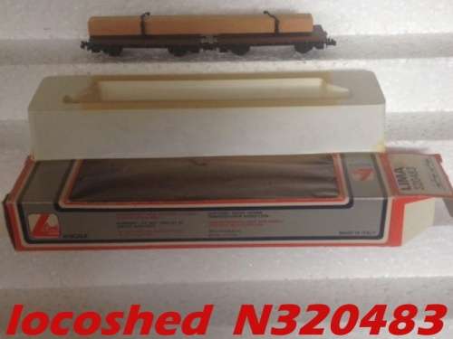 N gauge 2xbogies for Long Timber, pre-owned, top condition, original box N320483 L.Lima