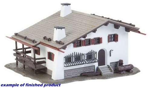 H0 gauge modern Alpine Chalet 146x126x99mm building kit #H0.1-87.HO Faller.131371
