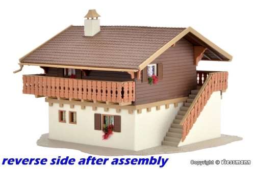 H0 gauge B+B Two Storey Residence 175x120x82mm building kit #H0.1-87.HO Vollmer.3961