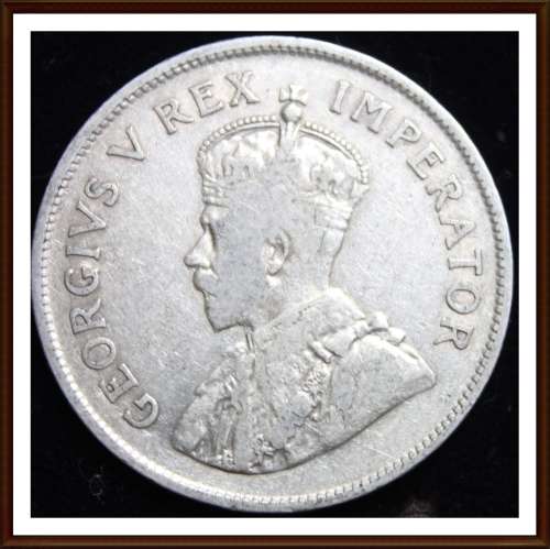 1925 Uni. of S. A. 2 1/2 Shillings, Circulated Coin, Judge Cond. for Yourself, as per Photo.