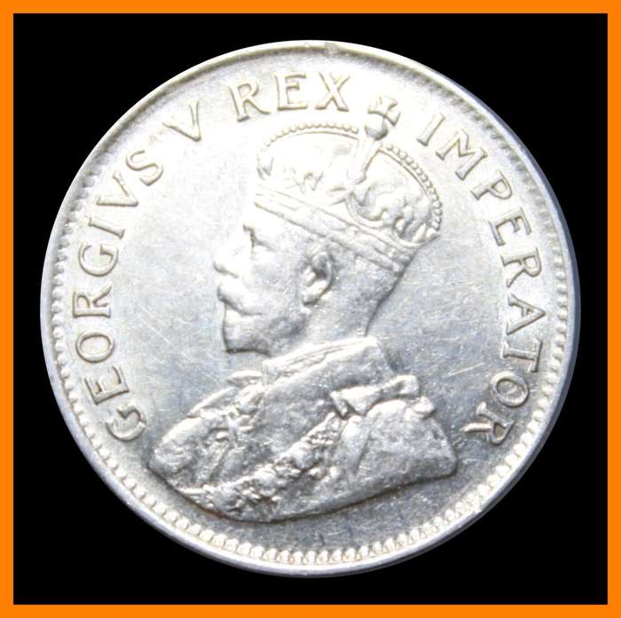 1933 : Union of  S.A. : THREEPENCE :  COIN CIRCULATED IN GOOD CONDITION. as per Photo.