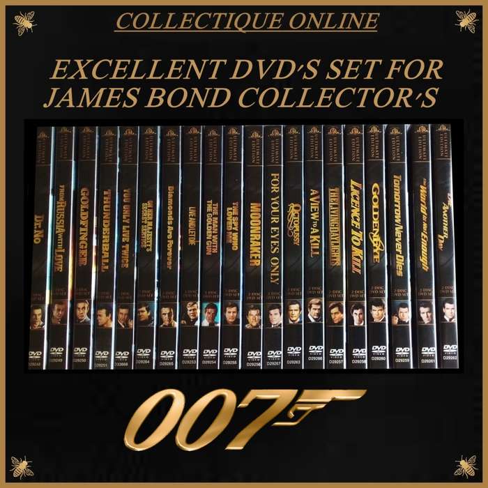 20 DVD`S    JAMES BOND