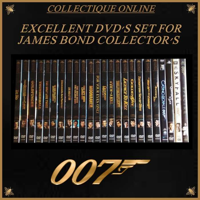 20 DVD`S    JAMES BOND