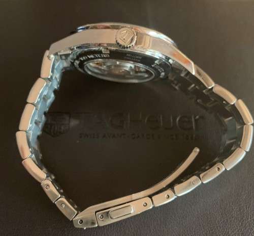 TAG HEUER CARRERA CALIBRE 5 with DATE- 39mm - AUTOMATIC - S/STEEL BELT - ORIGINAL IN BOX - WV211M-o