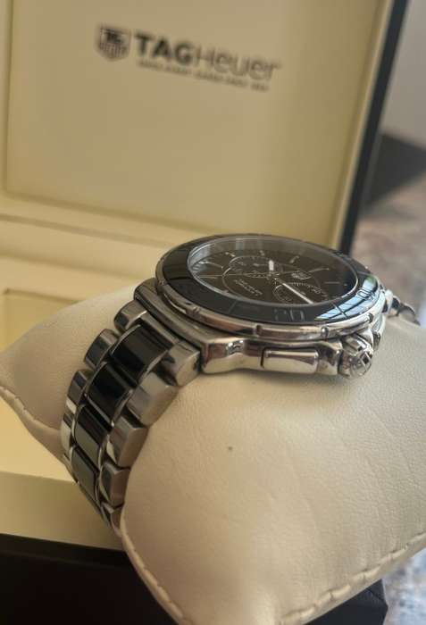 TAG HEUER CEREMIC FORMULA 1 - GENTS - CHRONOGRAPHS - BOX & PAPERS